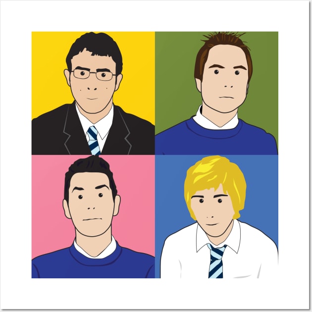 Inbetweeners: The Best Of Wall Art by everyplatewebreak